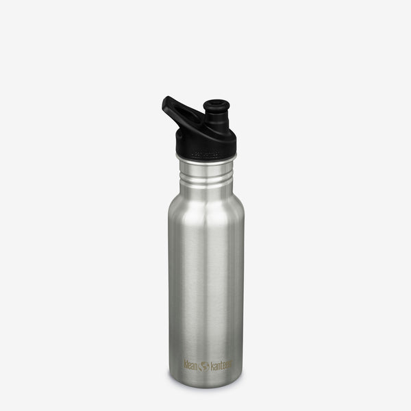 Klean Kanteen Stainless Steel Water Bottle 532ml  - Brush accessories 