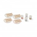 Kids Concept Dinnerware 4 play set BISTRO TOYS