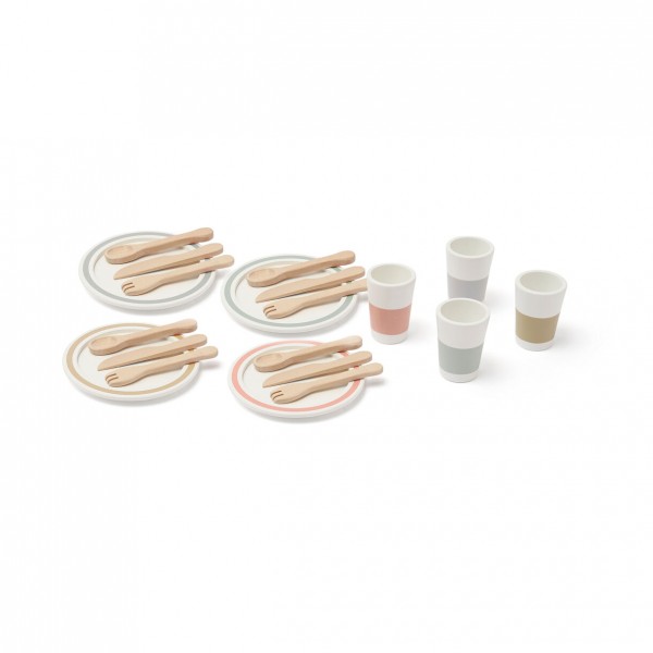 Kids Concept Dinnerware 4 play set BISTRO TOYS