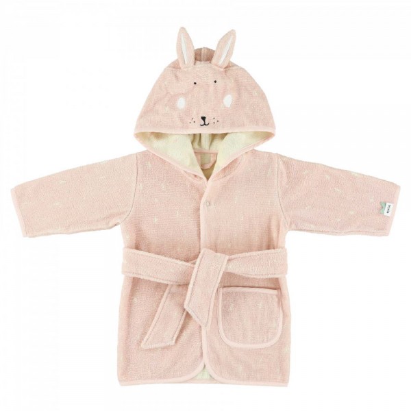 Trixie Bathrobe 100%organic cotton - Mrs Rabbit GIRL