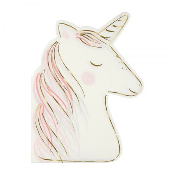 Meri Meri Napkin - Unicorn, party for kids, unicorn party for kids 