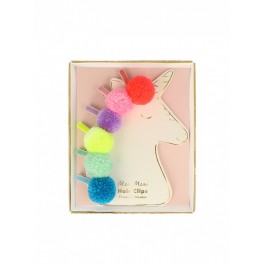 Meri Meri Pompom Unicorn Hair Clips accessories 