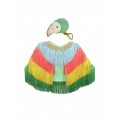 Meri Meri Cape - parrot GIRL