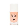 Naimatic Water Based Nail Polish for kids - Flamingo - Pearly neon coral accessories 