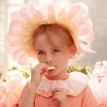 Pastel Flower Paper Bonnets (x 4) accessories 