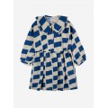 Bobo Choses CHECKER ALL OVER WOVEN DRESS GIRL