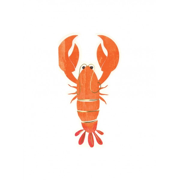 Napkins Lobster (16τμχ) accessories 