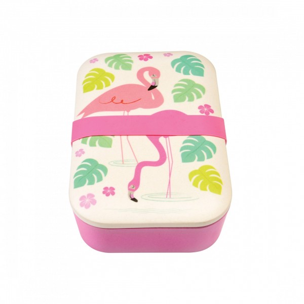 Bamboo Lunch Box - Flamingo Bay