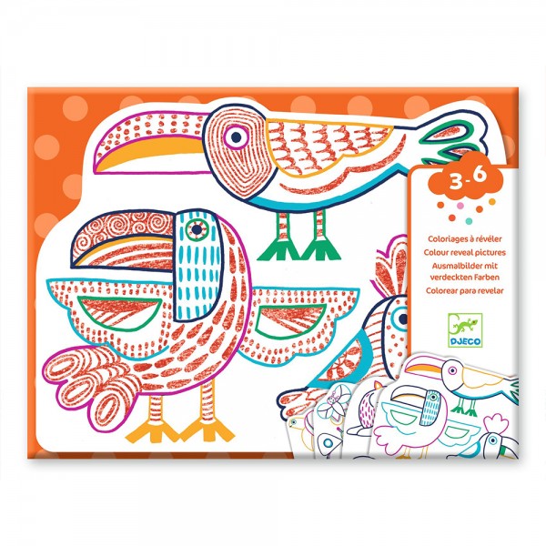 Djeco colouring Wild families Educational toys