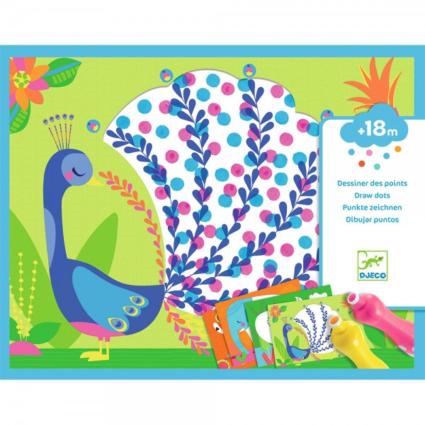 Djeco colouring Des points c'est tout ! FSC MIX Educational toys