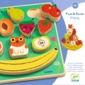 Djeco Toys and games Wooden Puzzles - Relief puzzles Puzz & Boom Happy Educational toys