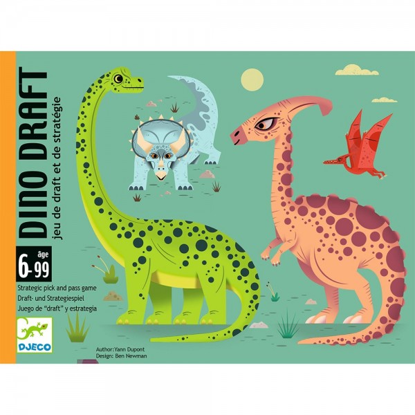 Djeco Playing cards Dino Draft Educational toys