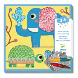 Djeco Pattern Rubbing - animals Educational toys