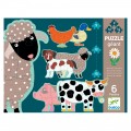 Djeco Puzzle Giant - Farm Educational toys