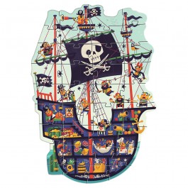 Djeco Puzzle Giant - Pirate Ship Educational toys