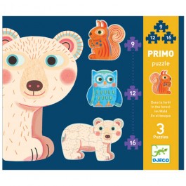 djeco Silhouette puzzle - Primo Dans la foret