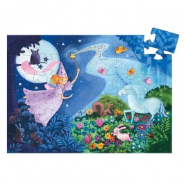 Djeco Puzzle - The Fairy & The Unicorn  Educational toys