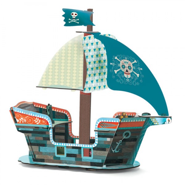 Djeco Paper Boat - Pirate Educational toys