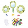 Djeco Design Do it yourself - Mosaics & stickers Pretty flowers - FSC MIX Educational toys