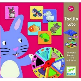 Djeco Educational games Tactilo - Lotto animals Educational toys