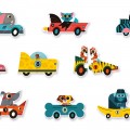 Djeco Educational games - Puzzle duo-trio Racing cars