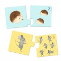 Djeco Toys and games Educational games - Puzzle duo-trio Baby animals Educational toys