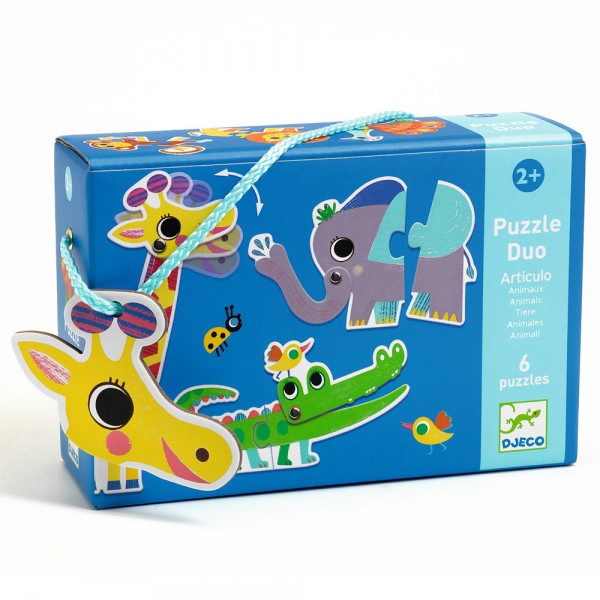 Djeco puzzle duo Articulo Animals - FSC MIX Educational toys