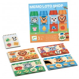 Djeco memo loto shop Educational toys