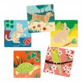 Djeco Small gifts for older ones - Stencils Cute companions Educational toys