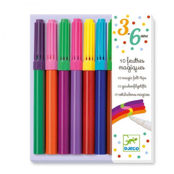 Djeco 10 magic felt tips