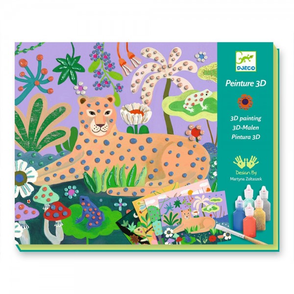 Djeco Art and craft Older ones - Painting Tropical forest Educational toys