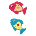 Djeco Small gift for little ones - Stickers I love fishes Educational toys