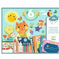 Djeco creative activities The cat and his pals Educational toys