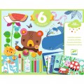 Djeco Art and craft Little ones - Multi-activity kits The mouse and his friends Educational toys