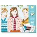 Djeco For older children - Paper creations Four season girls