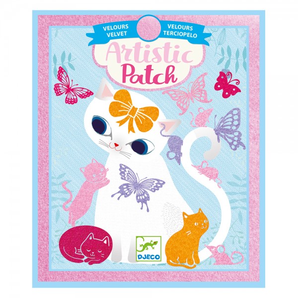 Design For older children - Artistic Patch Velvet Collages - Little pets Educational toys