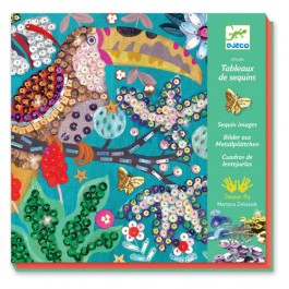 Djeco For older children - Sequin pictures Flamboyant