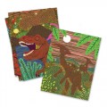 Design Small gift - Scratch cards When dinosaurs reigned Educational toys