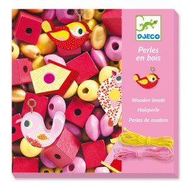 Djeco For older children - Beads and Jewellery Wooden beads, bird Educational toys