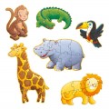 Djeco Puzzle Giant Animals Educational toys