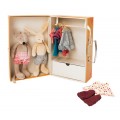 Little wardrobe suitcase, La grande famille Moulin Roty