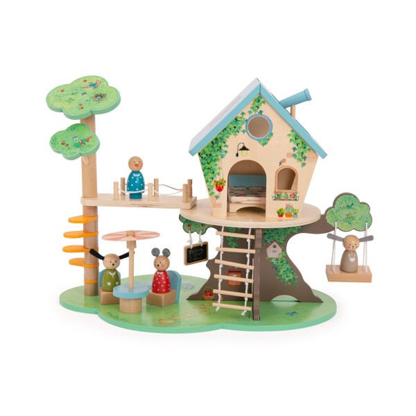 moulin roty 632437 wooden treehouse Educational toys