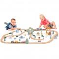 Viga Train Set 90 pcs Educational toys