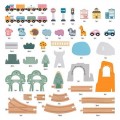 Viga Train Set 90 pcs Educational toys