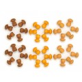 Grapat mandala - brown mushrooms Educational toys