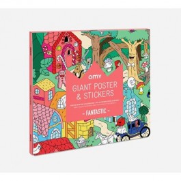 OMY giant poster & coloring - Fantastic Educational toys