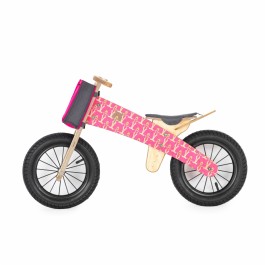 Dip Dap Wooden Balance Bike MINI - Pink Bear, balance bike, balance bicycle, bike for kids, wooden bike for kids, 