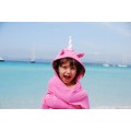 Little Champions Autonomy hooded towel Unicorn pink 