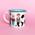 Omm Design Enamel mug - Movie Lover accessories 