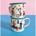 Omm design enamel mug - Campng lover MUM